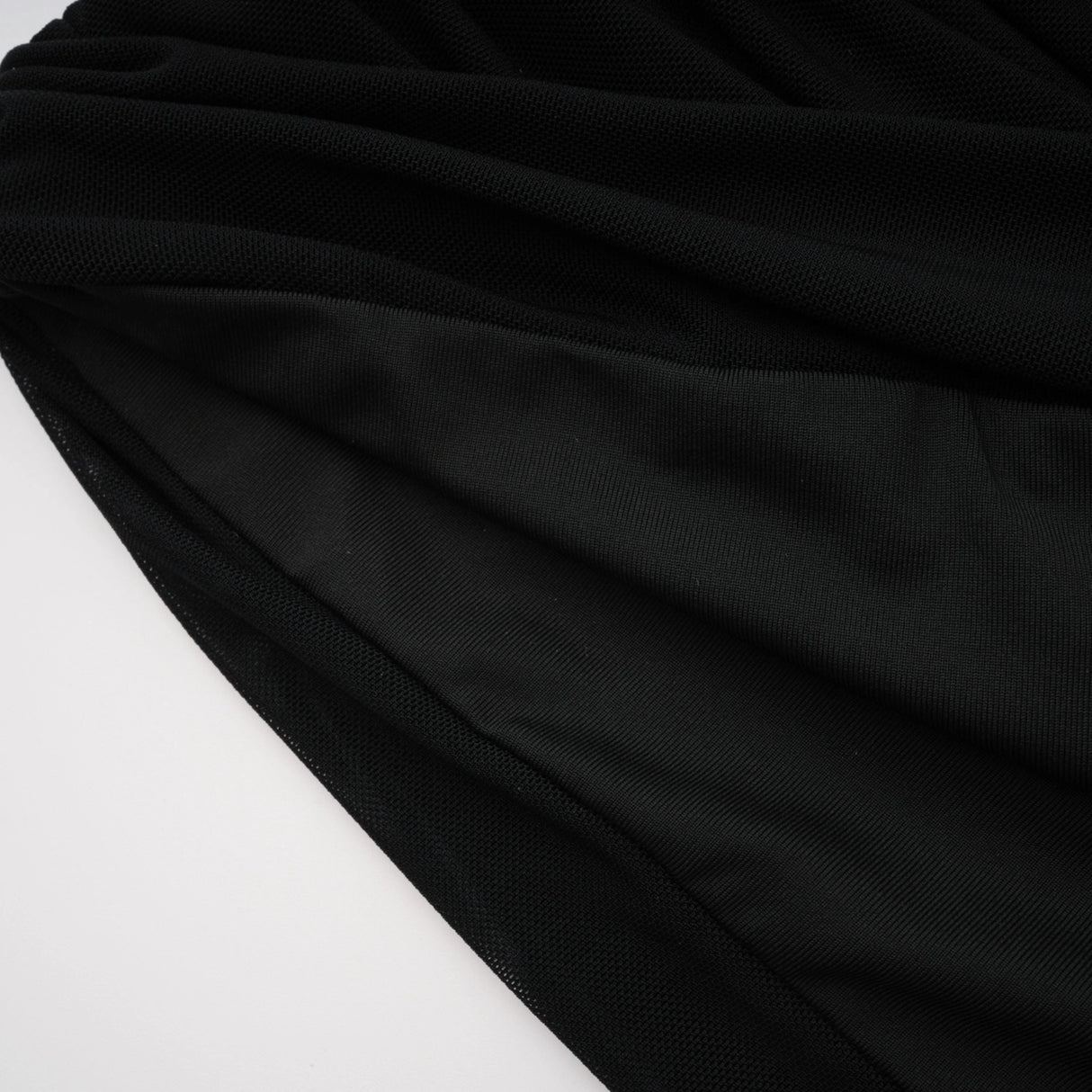 Ivona Black Halterneck Ribbon Design Mini Dress