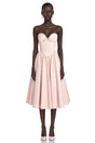 Jana Pink Corset Maxi Dress with Bow Detail
