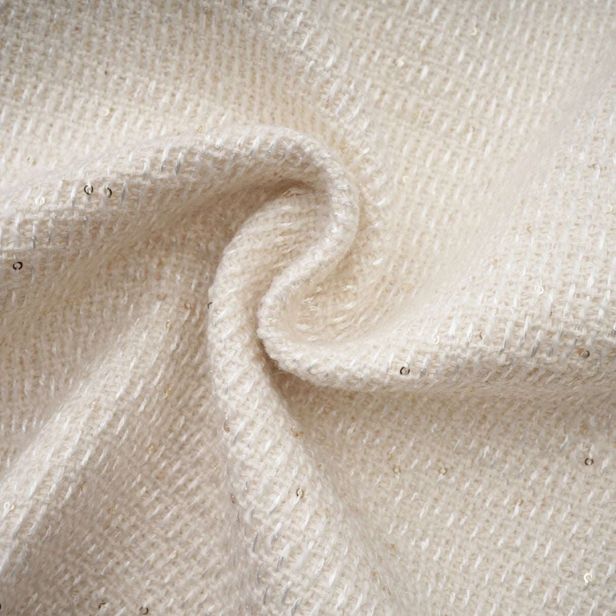 Jeanne white embellished tweed mini dress