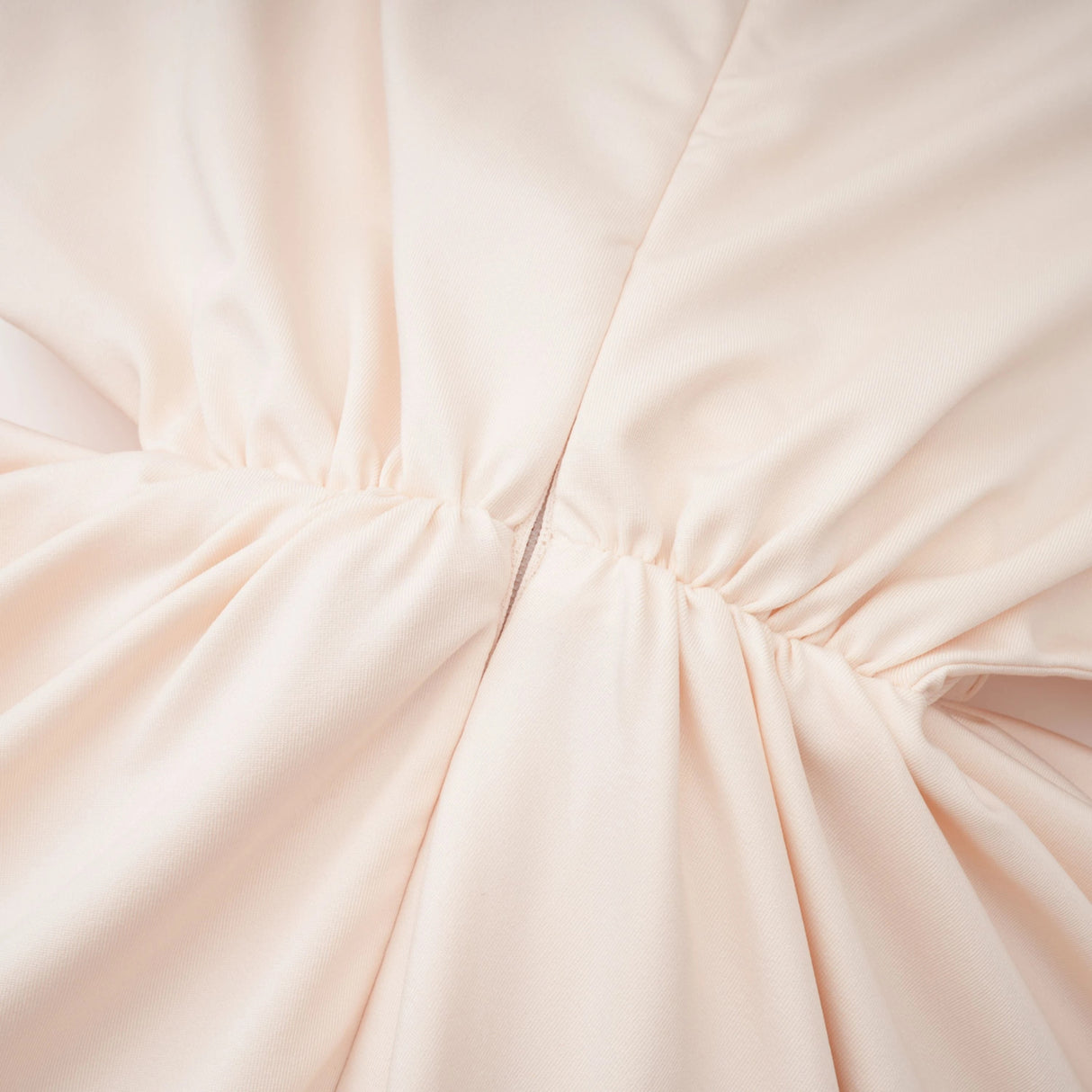 Joaquín Neutral Braid Detail Ruched Maxi Dress