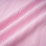 Jocasta Pink Stretch Lace Knit Midi Dress