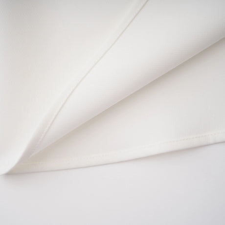 Kare White Asymmetrical Gathered Midi Dress