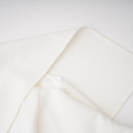 Benedetta Midi Dress White Asymmetrical Gathered
