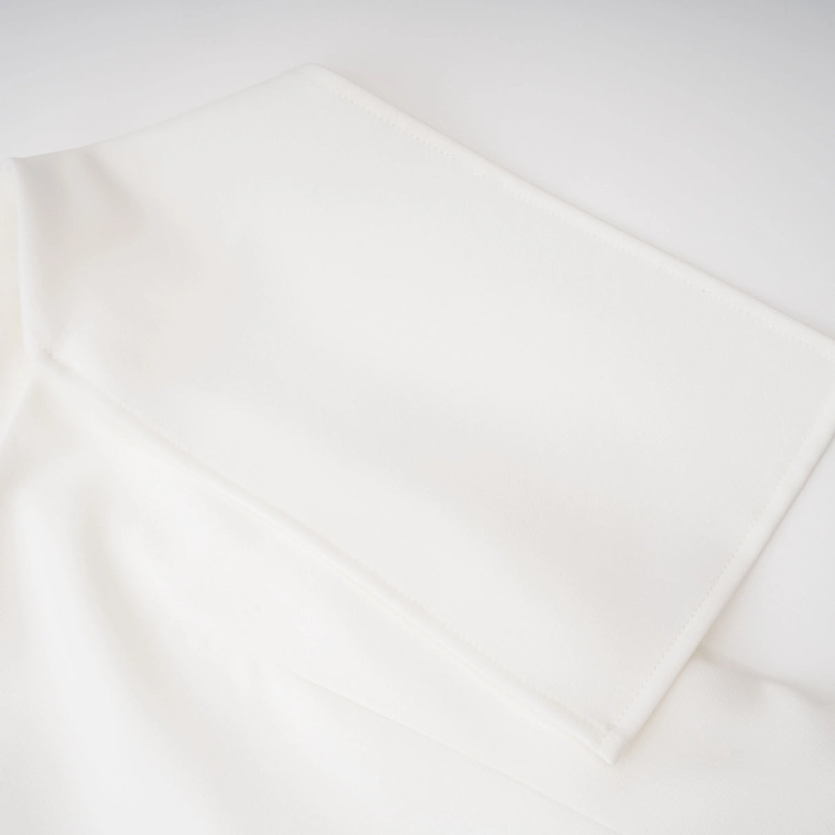 Kare White Asymmetrical Gathered Midi Dress