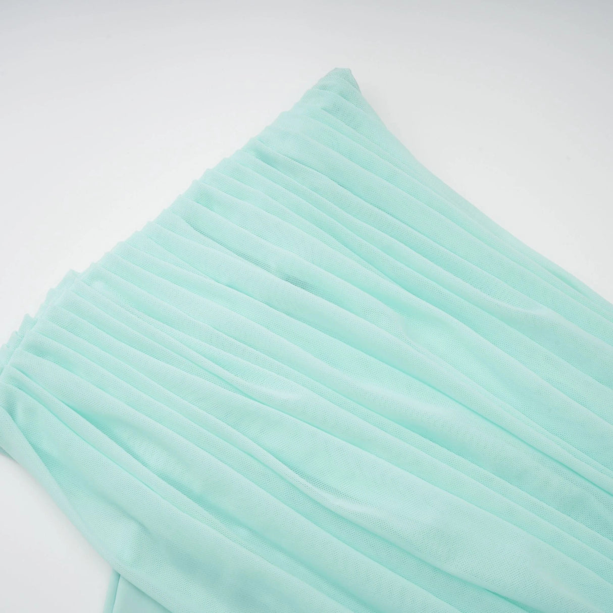 Katya Green Asymmetrical Gathered Maxi Dress