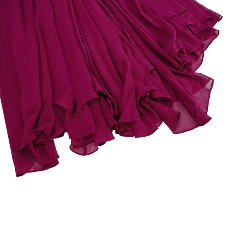 Kerstin Purple Ruched Maxi Dress