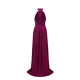 Kerstin Purple Ruched Maxi Dress