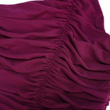 Kerstin Purple Ruched Maxi Dress