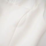 Kristveig White Cape Design Structured Mini Dress