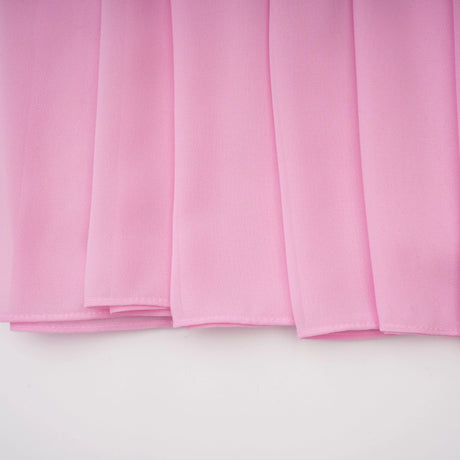Laetitia Pink Pleated Train Ruched Maxi Dress