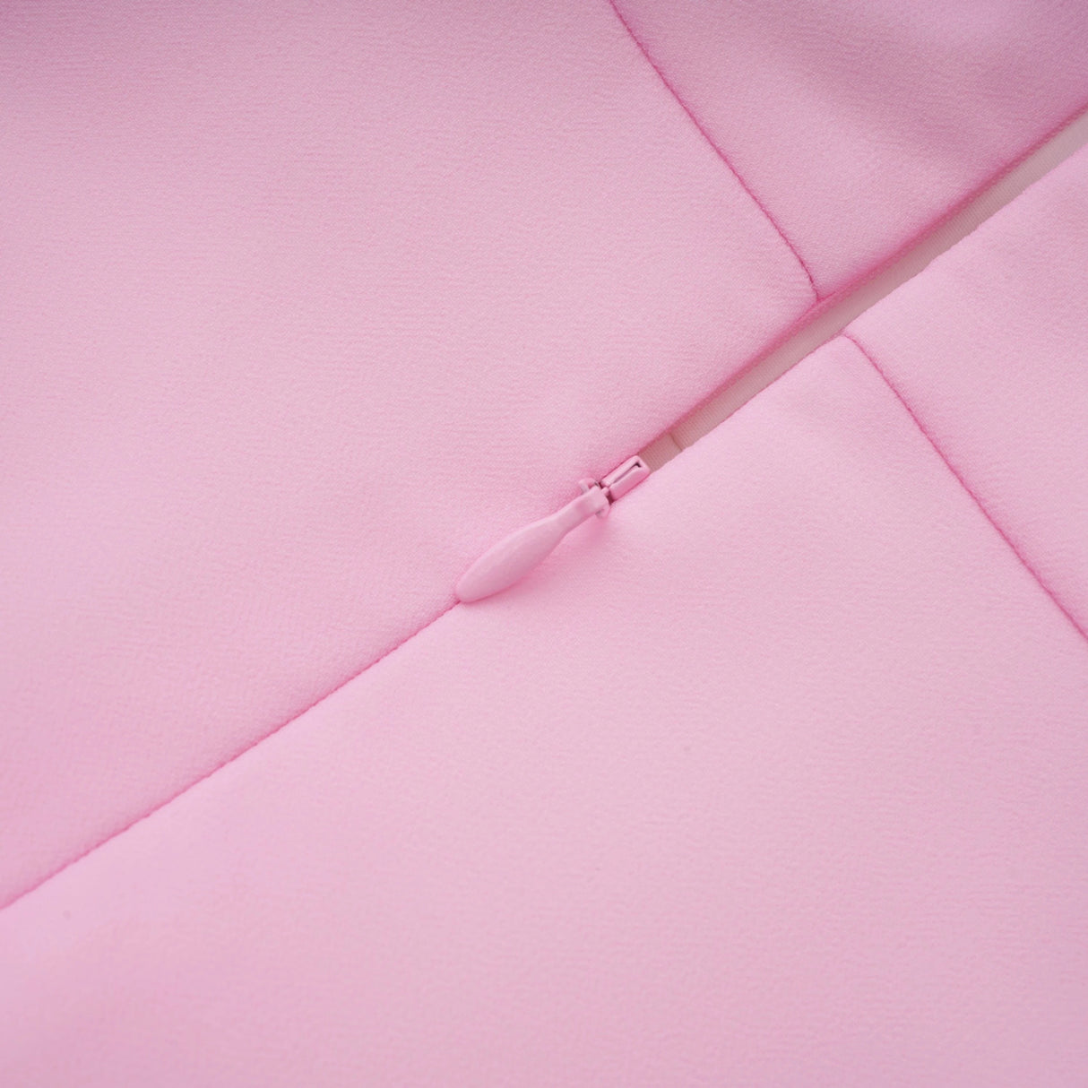 Laetitia Pink Pleated Train Ruched Maxi Dress
