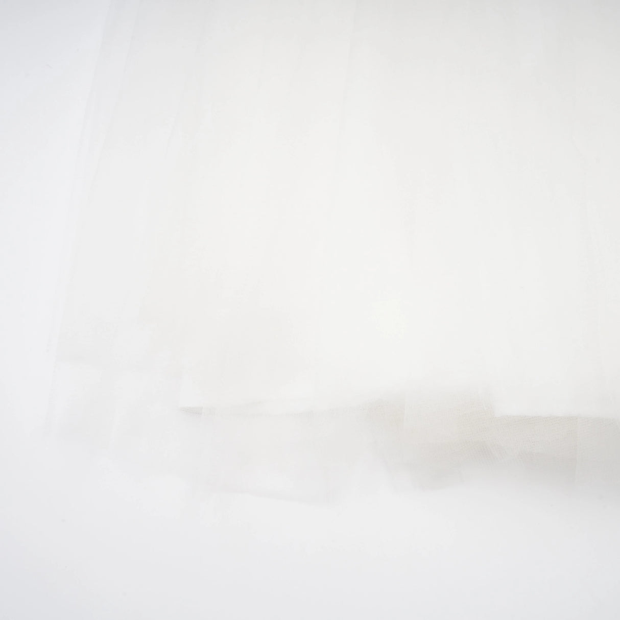 Lark White Tulle Panel Knit Midi Dress