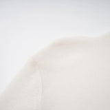 Lark White Tulle Panel Knit Midi Dress