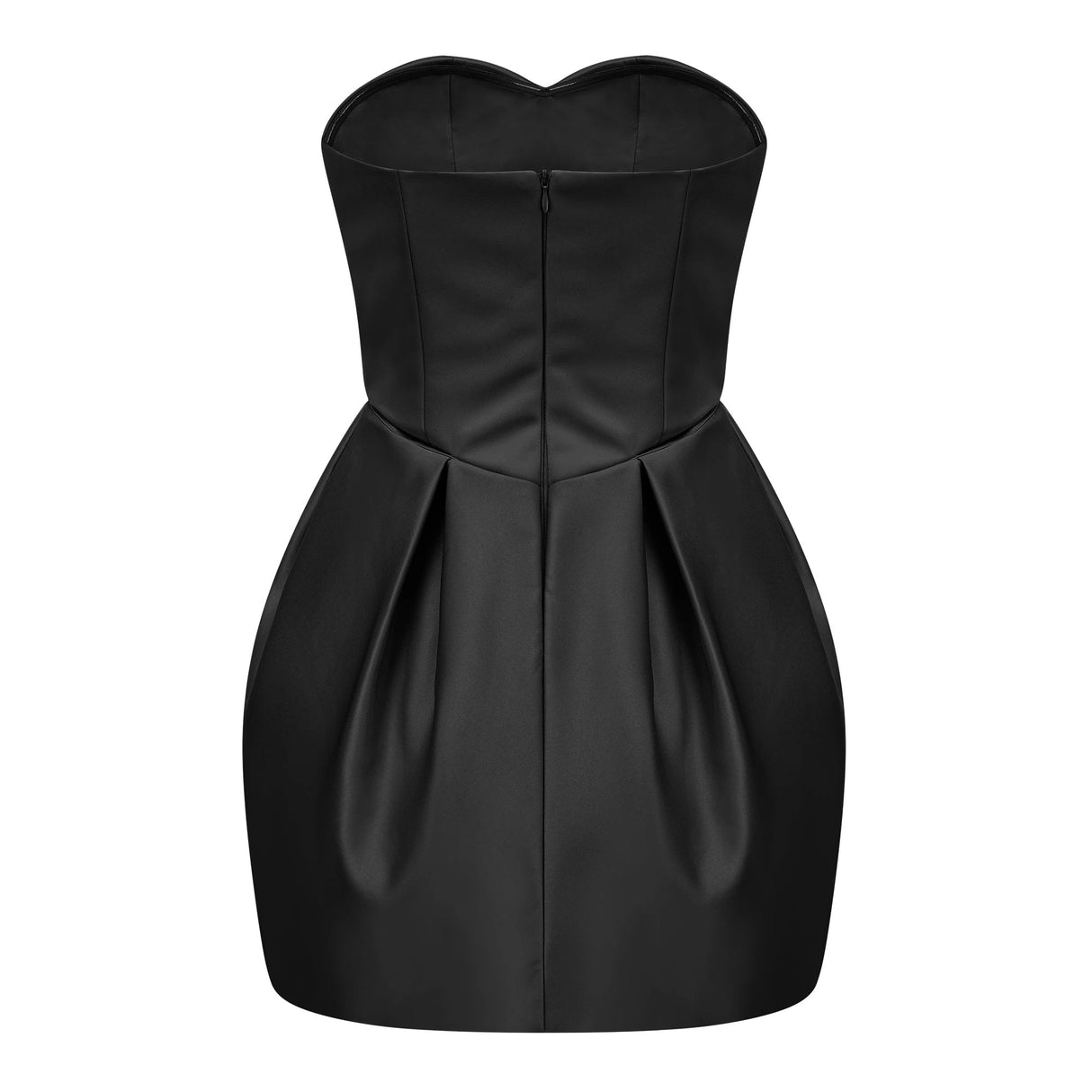 Laure Black Heart Offshoulder Mini Dress