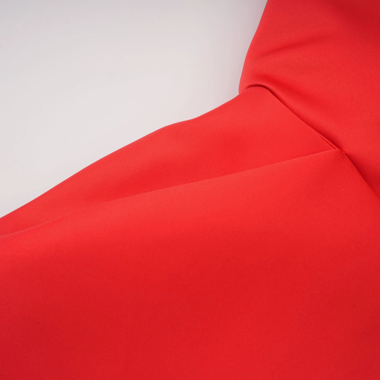 Laure Red Heart Offshoulder Mini Dress