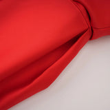Laure Red Heart Offshoulder Mini Dress
