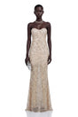 Lenuța Champagne Sequin Mermaid Maxi Dress