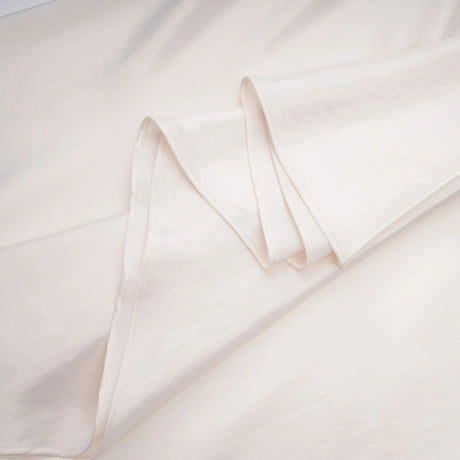 Lilla Beige Strapless Ruffled Satin Maxi Dress