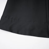 Lorelei Black High Neck Tweed Midi Dress