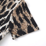 Lucie Brown Leopard Knit Mini Dress