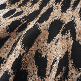 Lucie Brown Leopard Knit Mini Dress