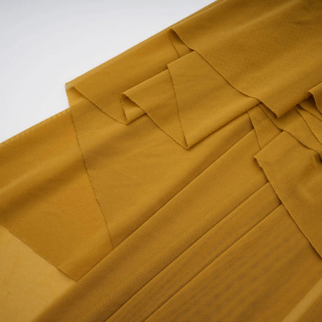 Ludivine Ocher Offshoulder Cutout Ruched Maxi Dress