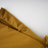 Ludivine Ocher Offshoulder Cutout Ruched Maxi Dress