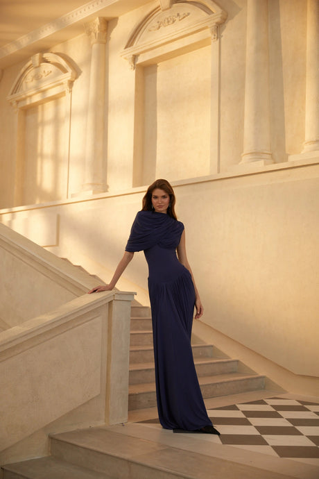 Gabrielle Maxi Dress Sapphire Serenity