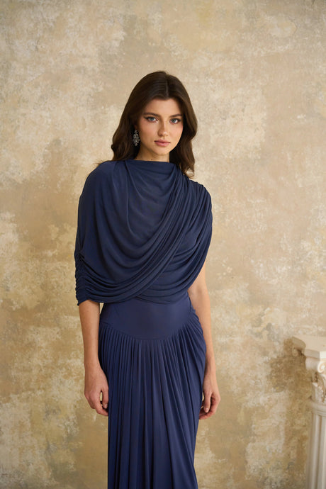 Aubrey Maxi Dress Sapphire Serenity