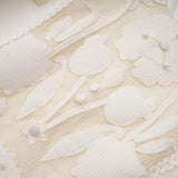 Maelle white flowerembroidered mini dress