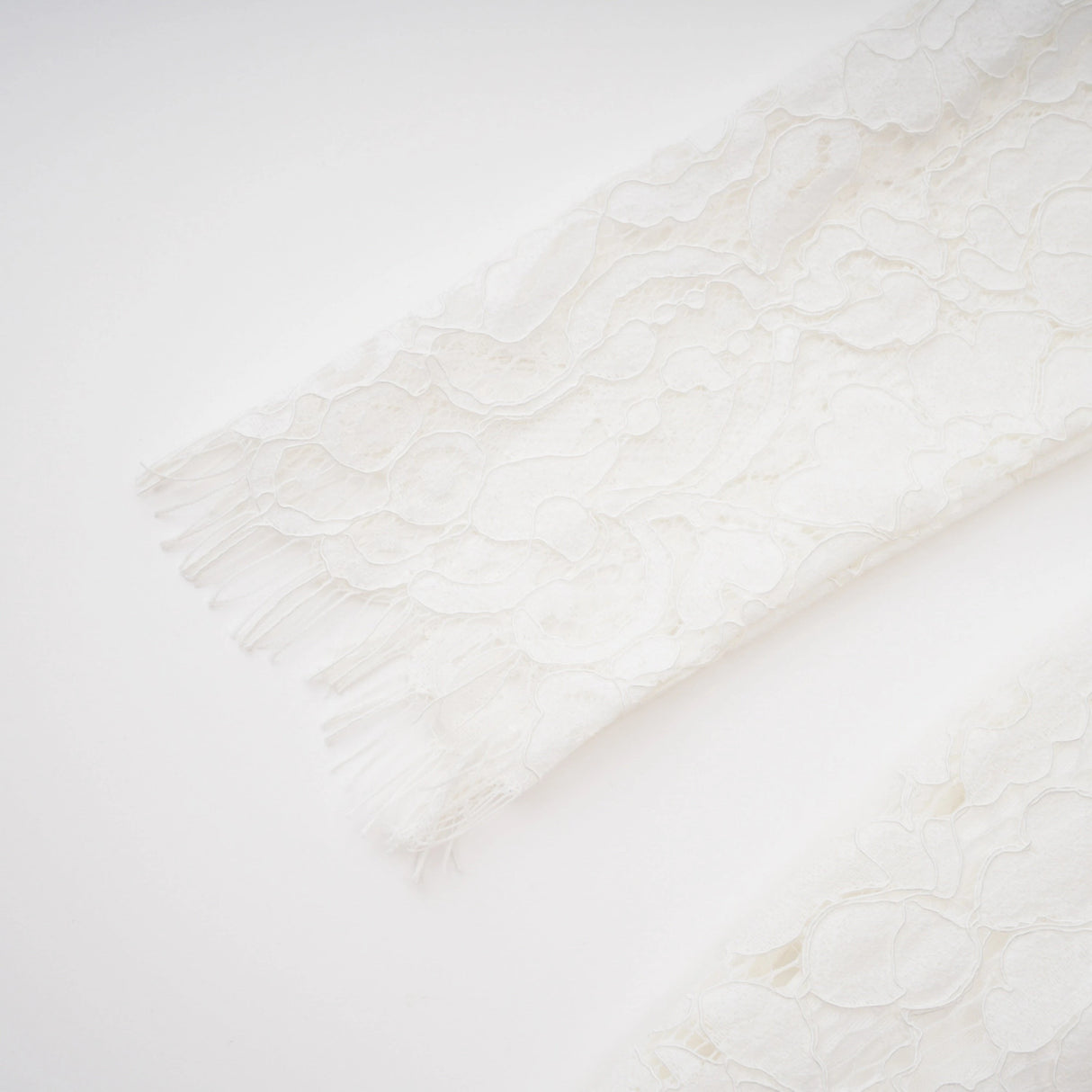 Maggie Ivory High Neck Floral Lace Maxi Dress