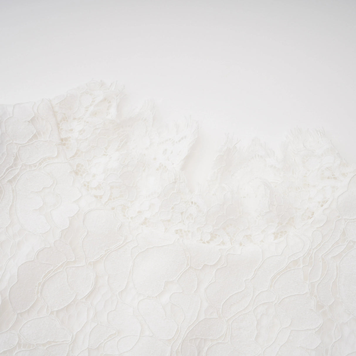 Maggie Ivory High Neck Floral Lace Maxi Dress