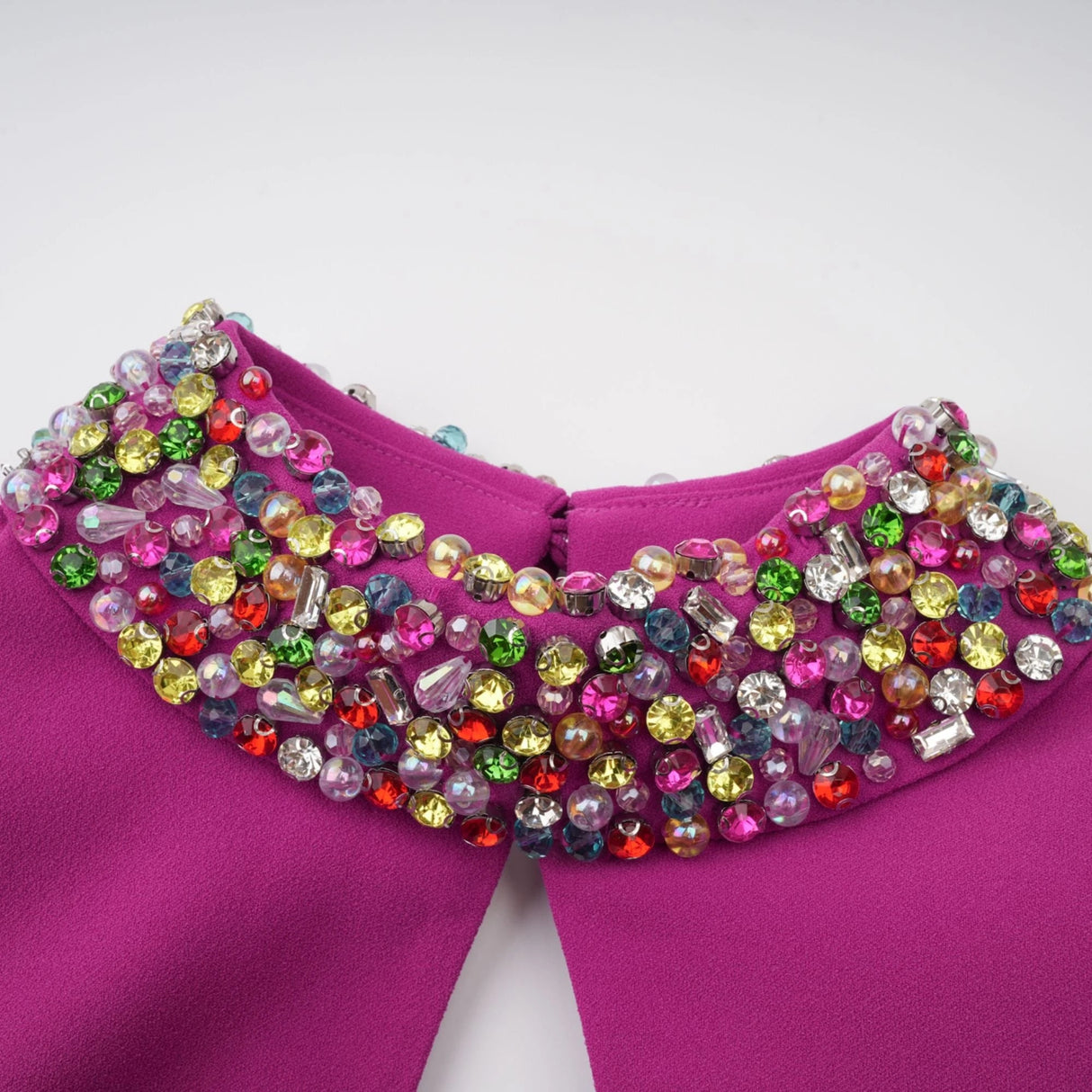 Majestueuse Fuchsia KeyholeDetail Mermaid Gown