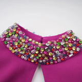 Majestueuse Fuchsia KeyholeDetail Mermaid Gown