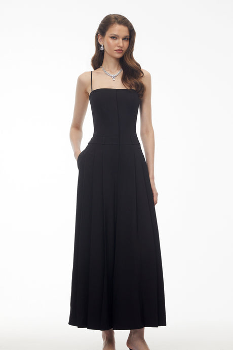 Mary Black Wide-Leg Jumpsuit