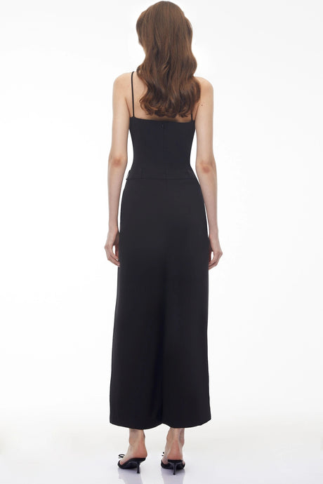 Mary Black Wide-Leg Jumpsuit