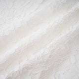 Mandana White Lace Mini Dress with Cape