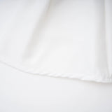 Mandana White Lace Mini Dress with Cape