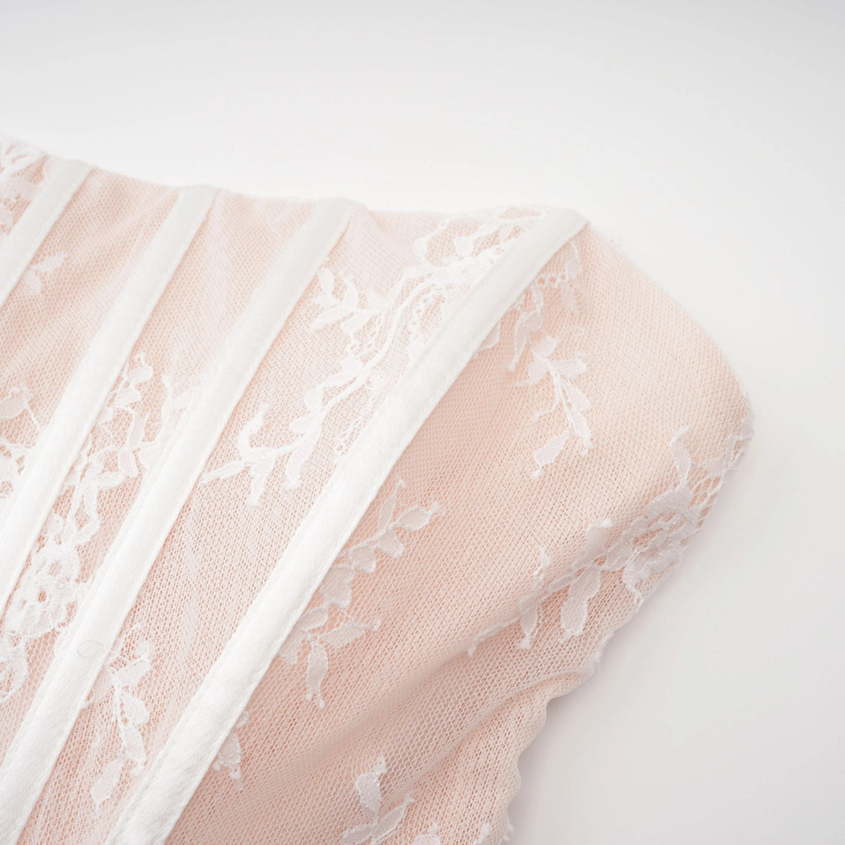 Margherita White Floral Lace Dress  Skirt Set