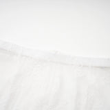 Margherita White Floral Lace Dress  Skirt Set