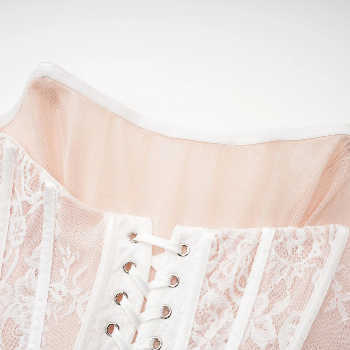 Margherita White Floral Lace Dress  Skirt Set