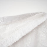 Margherita White Floral Lace Dress  Skirt Set