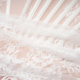 Margherita White Floral Lace Dress  Skirt Set