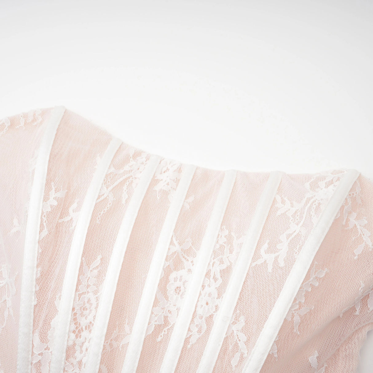 Margherita White Floral Lace Dress  Skirt Set