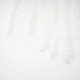 Margherita White Floral Lace Dress  Skirt Set