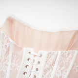 Margherita White Floral Lace Dress  Skirt Set