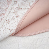 Marzia White Ribbon Detail Floral Lace Maxi Dress