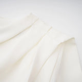 Marzia White Ribbon Detail Floral Lace Maxi Dress