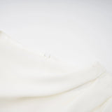 Marzia White Ribbon Detail Floral Lace Maxi Dress