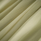 Matcha Ruffled Shirred Tulle Maxi Dress